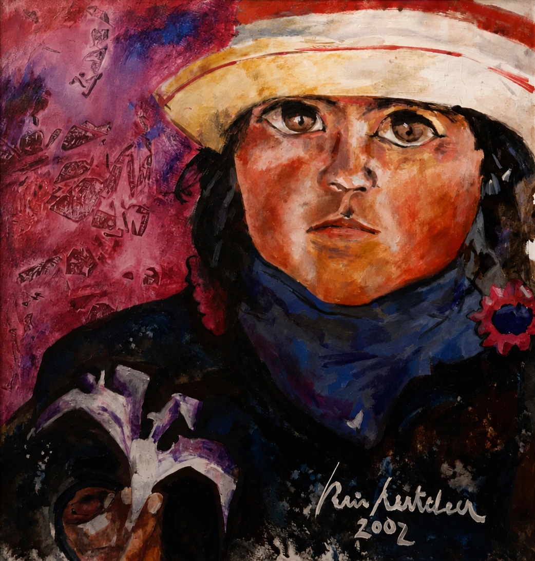 Bolivian Girl, portrait by Kris Herteleer