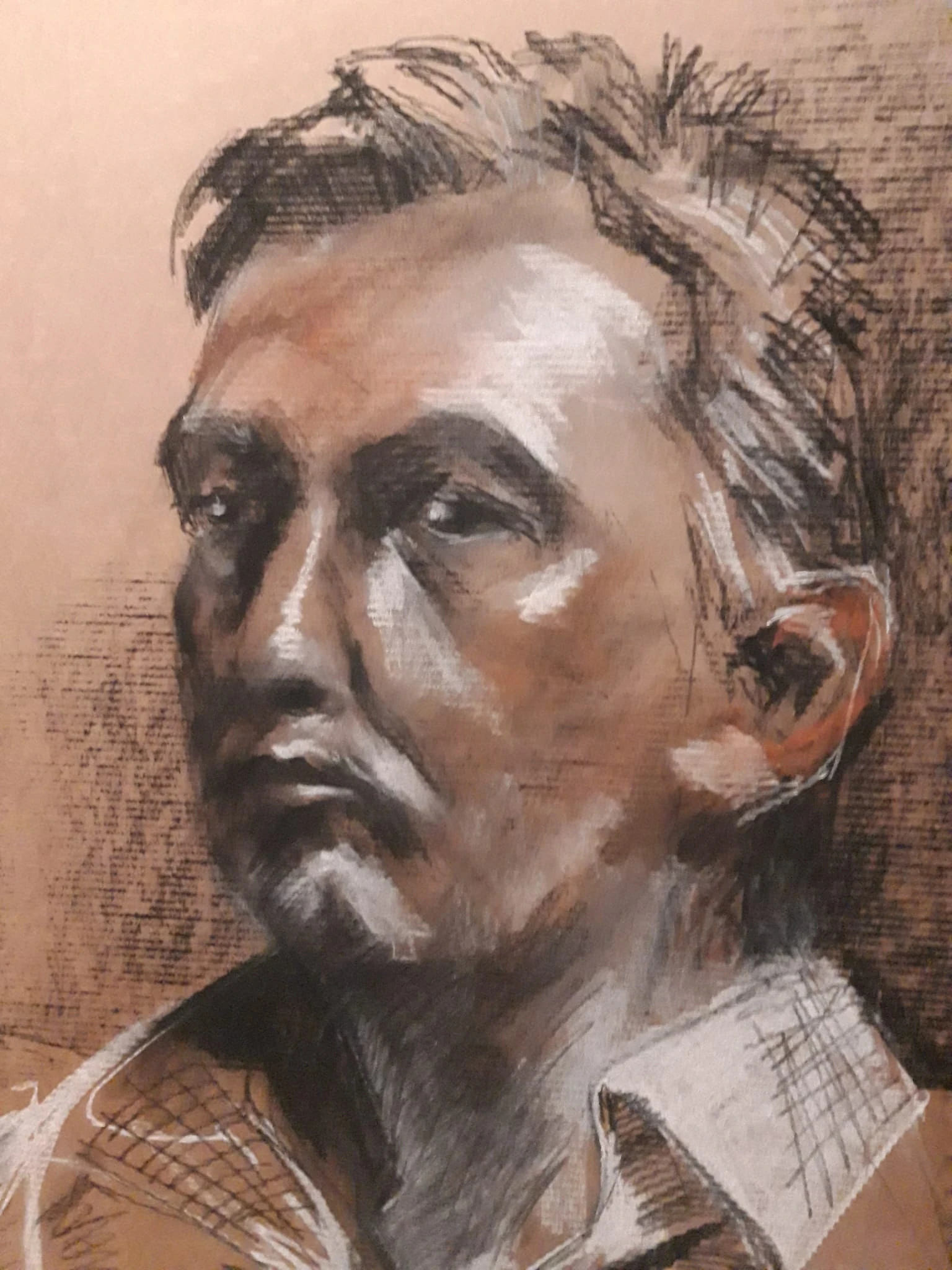 Fellow Artist, drawing by Kris Herteleer