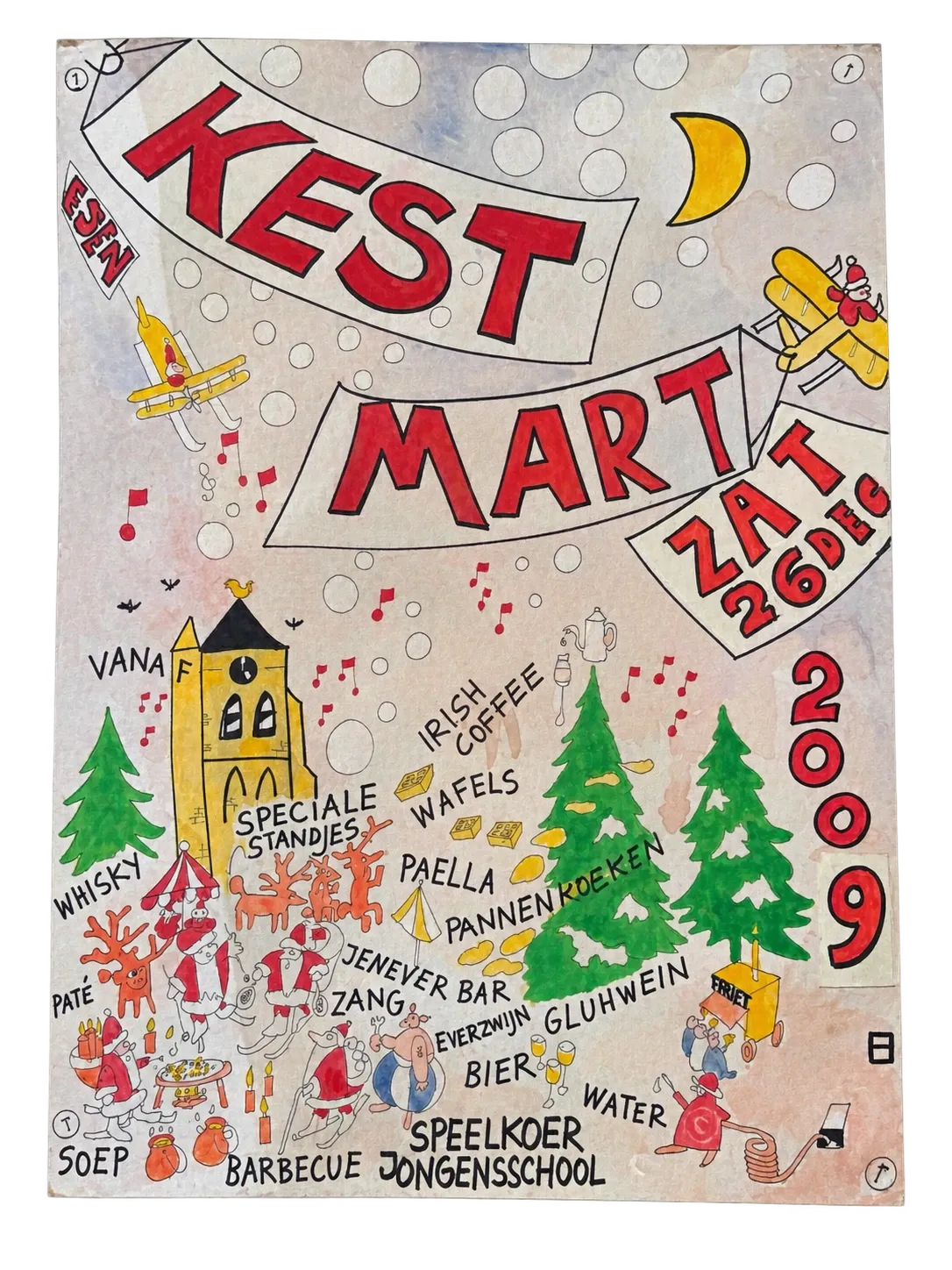 Kest Mart, illustration by Kris Herteleer
