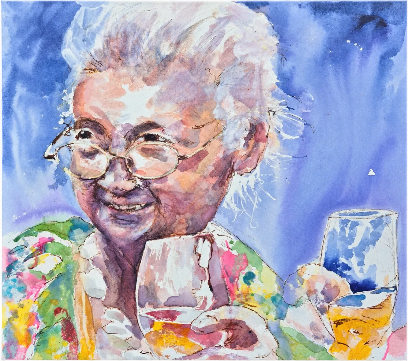 Oma, portrait by Kris Herteleer