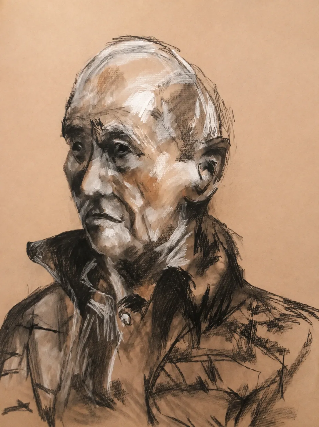 Paletje II, drawing by Kris Herteleer