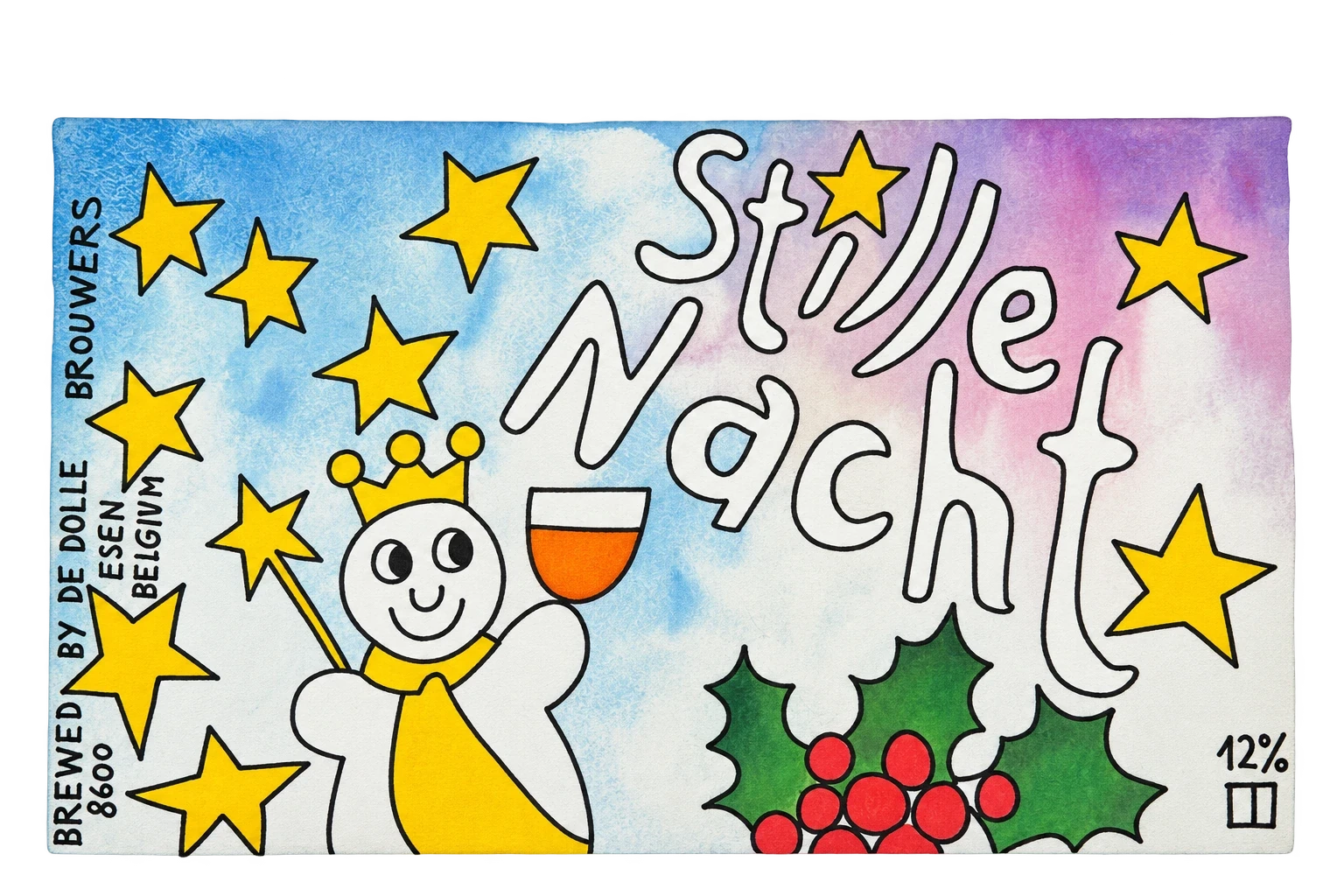 Stille Nacht, illustration by Kris Herteleer